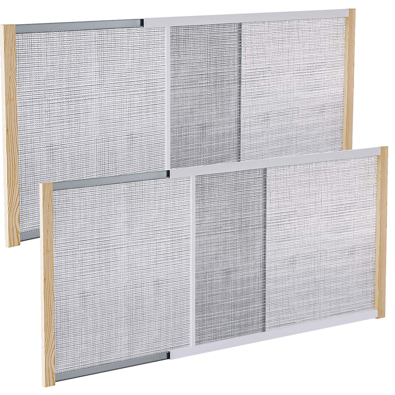 Window Frame Box Screening Wholesale Iron frame Adjustable Window Screen with Aluminum Screen ...